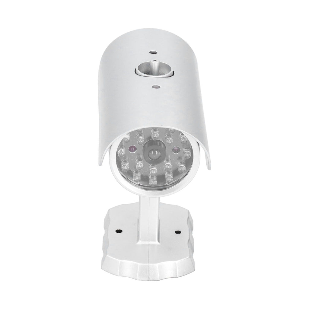 Simulation Camera Dummy Security Camera Monitor Fake Surveillance System with Flashing LED Light