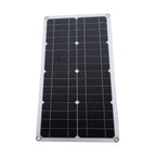 100W Solar Panel Kit IP67 Waterproof with DC 12V 24V 20A Controller Portable Solar Panel for RV Camper Vehicle Caravan