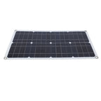 100W Solar Panel Kit IP67 Waterproof with DC 12V 24V 20A Controller Portable Solar Panel for RV Camper Vehicle Caravan