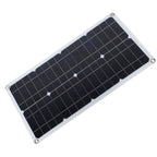 100W Solar Panel Kit IP67 Waterproof with DC 12V 24V 20A Controller Portable Solar Panel for RV Camper Vehicle Caravan