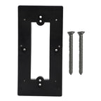 Video Doorbell Mount Multifunctional Soft Fixation Mounting Bracket Universal for Most Brand Doorbell Black