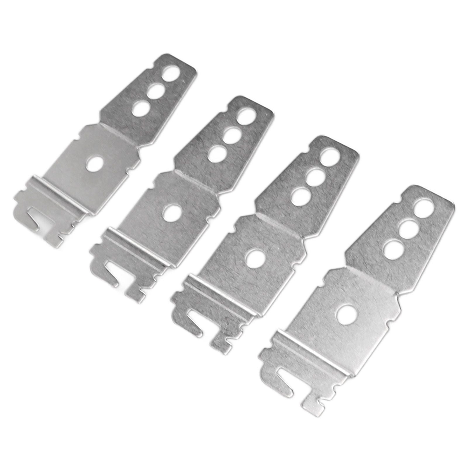 4pcs Dishwasher Mounting Bracket Stainless Steel with Screws Undercounter Dishwasher Mounting Bracket for Sears for Maytag for Bosch for Jenn Air