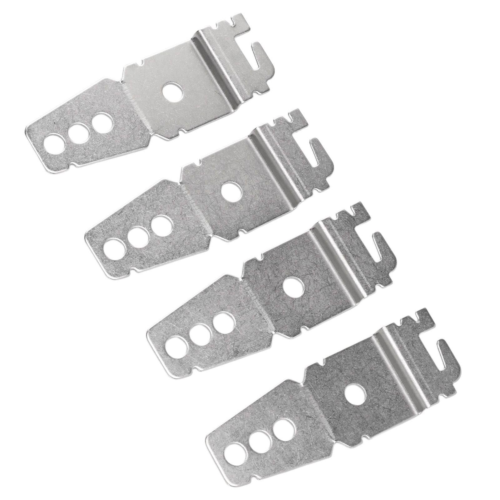 4pcs Dishwasher Mounting Bracket Stainless Steel with Screws Undercounter Dishwasher Mounting Bracket for Sears for Maytag for Bosch for Jenn Air
