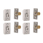 4pcs Door Ball Catch Solid Brass Adjustable Spring Closet Ball Latch for Cabinet Pantry