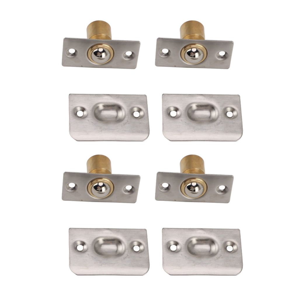 4pcs Door Ball Catch Solid Brass Adjustable Spring Closet Ball Latch for Cabinet Pantry