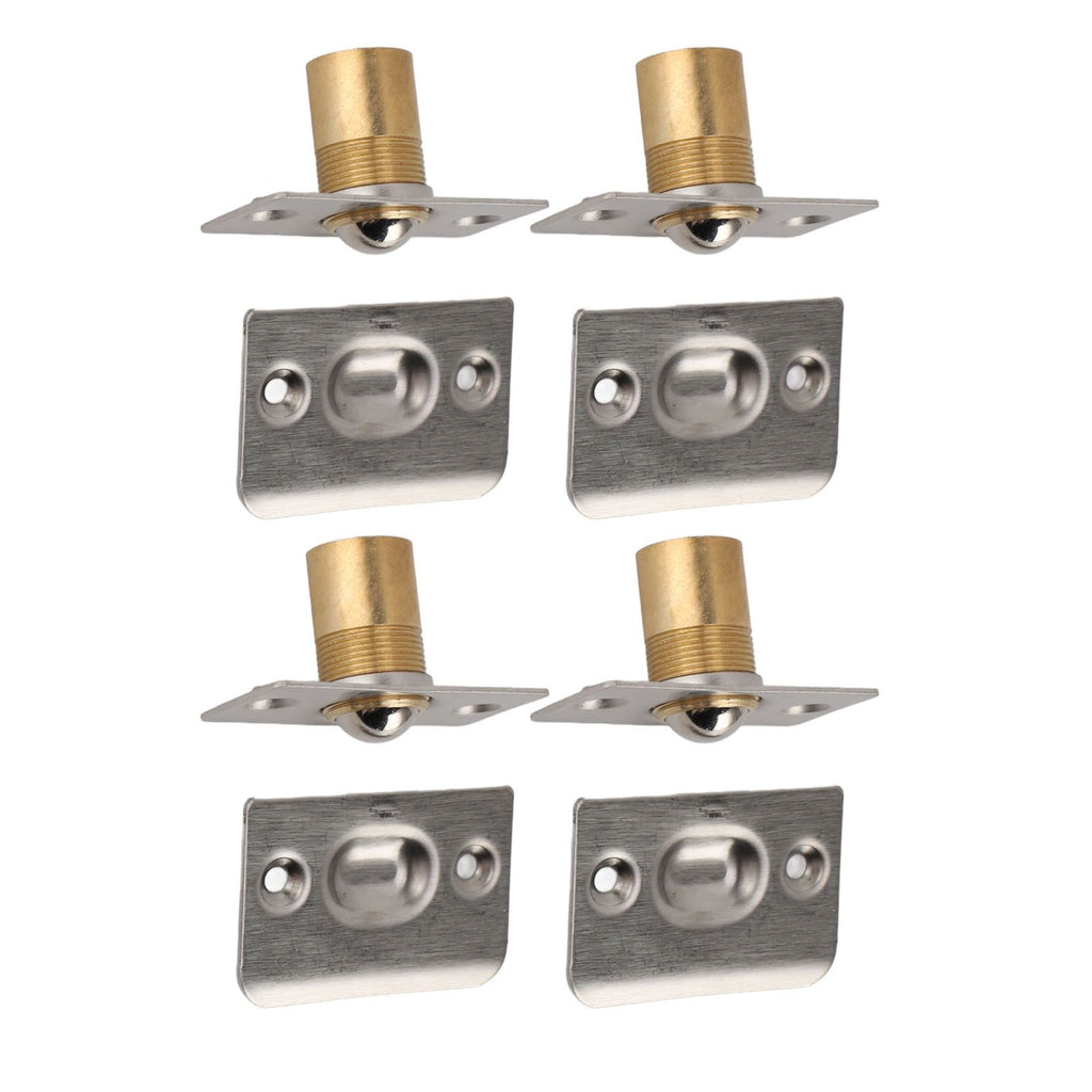 4pcs Door Ball Catch Solid Brass Adjustable Spring Closet Ball Latch for Cabinet Pantry