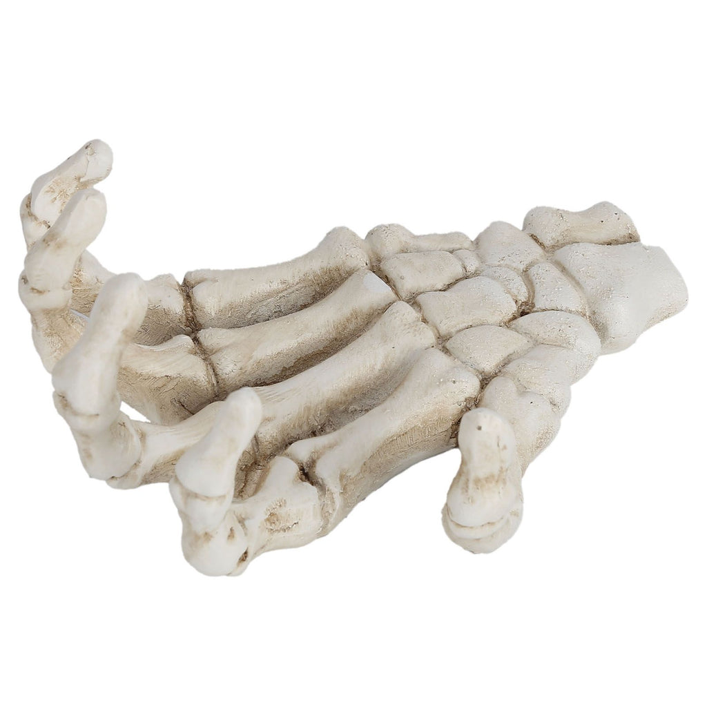 Halloween Skeleton Hands High Hardness Corrosion Resistance Light Weight Hand Bone Ornaments for Teaching Tool Bracket