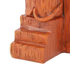 Church Mouse Statue Easy To Clean Brown Resin Church Mouse Resin Sculpture for Home