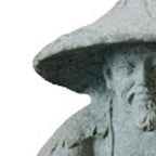 Fisherman Ornament Resin Unique Light Gray Old Man Fishing Statues for Rock Garden Ecological Fish Tank Micro Landscape