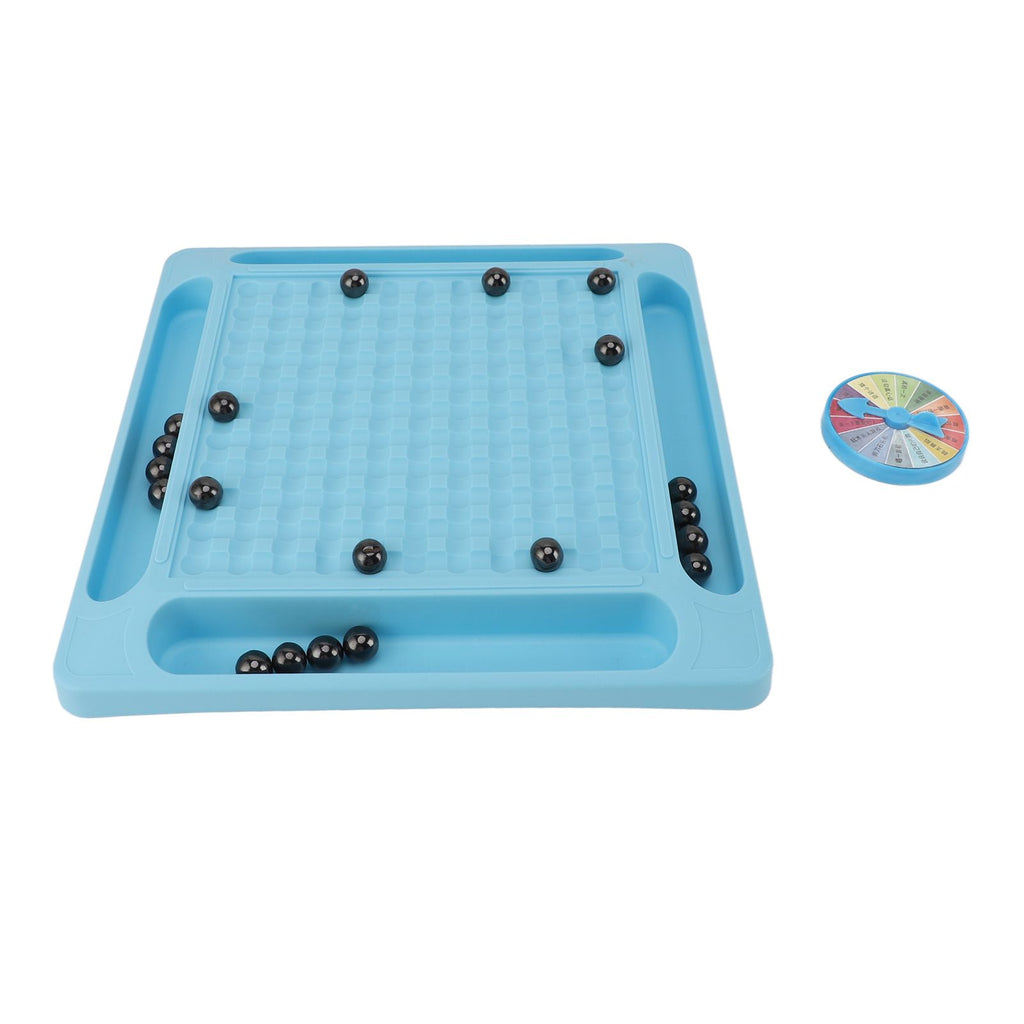Magnetic Chess Game Set Magnet Rock Game Promote Concentration with Punishment Wheel for Parent Child Interaction