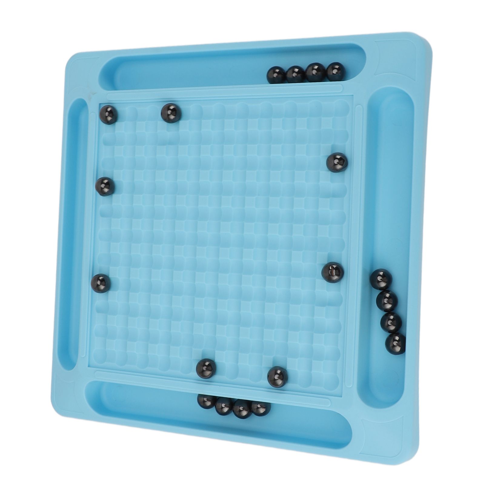 Magnetic Chess Game Set Magnet Rock Game Promote Concentration with Punishment Wheel for Parent Child Interaction