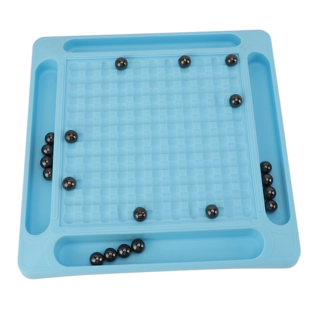Magnetic Chess Game Set Magnet Rock Game Promote Concentration with Punishment Wheel for Parent Child Interaction