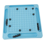 Magnetic Chess Game Set Magnet Rock Game Promote Concentration with Punishment Wheel for Parent Child Interaction