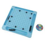 Magnetic Chess Game Set Magnet Rock Game Promote Concentration with Punishment Wheel for Parent Child Interaction