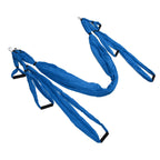 Aerial Yoga Swing Set Polyester Cotton Adjustable Improve Flexibility Yoga Hammock for Physical Exercise Dark Blue