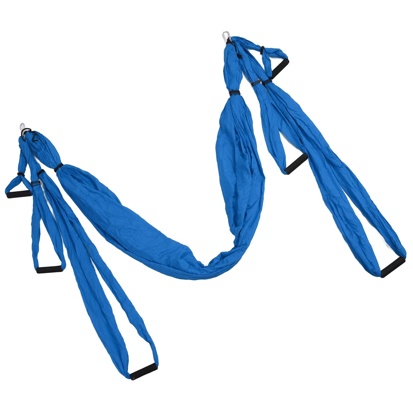 Aerial Yoga Swing Set Polyester Cotton Adjustable Improve Flexibility Yoga Hammock for Physical Exercise Dark Blue