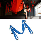 Aerial Yoga Swing Set Polyester Cotton Adjustable Improve Flexibility Yoga Hammock for Physical Exercise Dark Blue