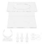 WallMounted Sword Rack Vertical Type Acrylic Display Stand Holder for Home Living Room Transparent