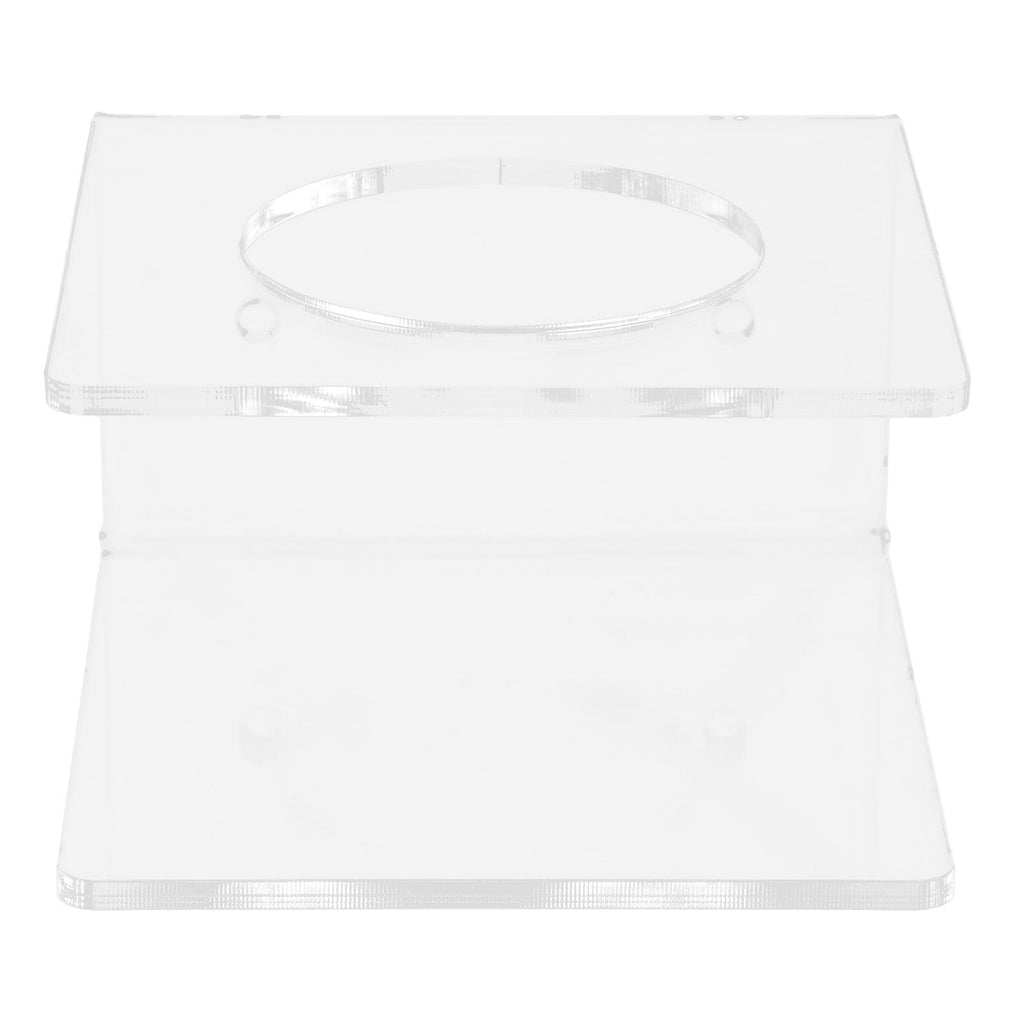 WallMounted Sword Rack Vertical Type Acrylic Display Stand Holder for Home Living Room Transparent
