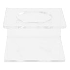 WallMounted Sword Rack Vertical Type Acrylic Display Stand Holder for Home Living Room Transparent