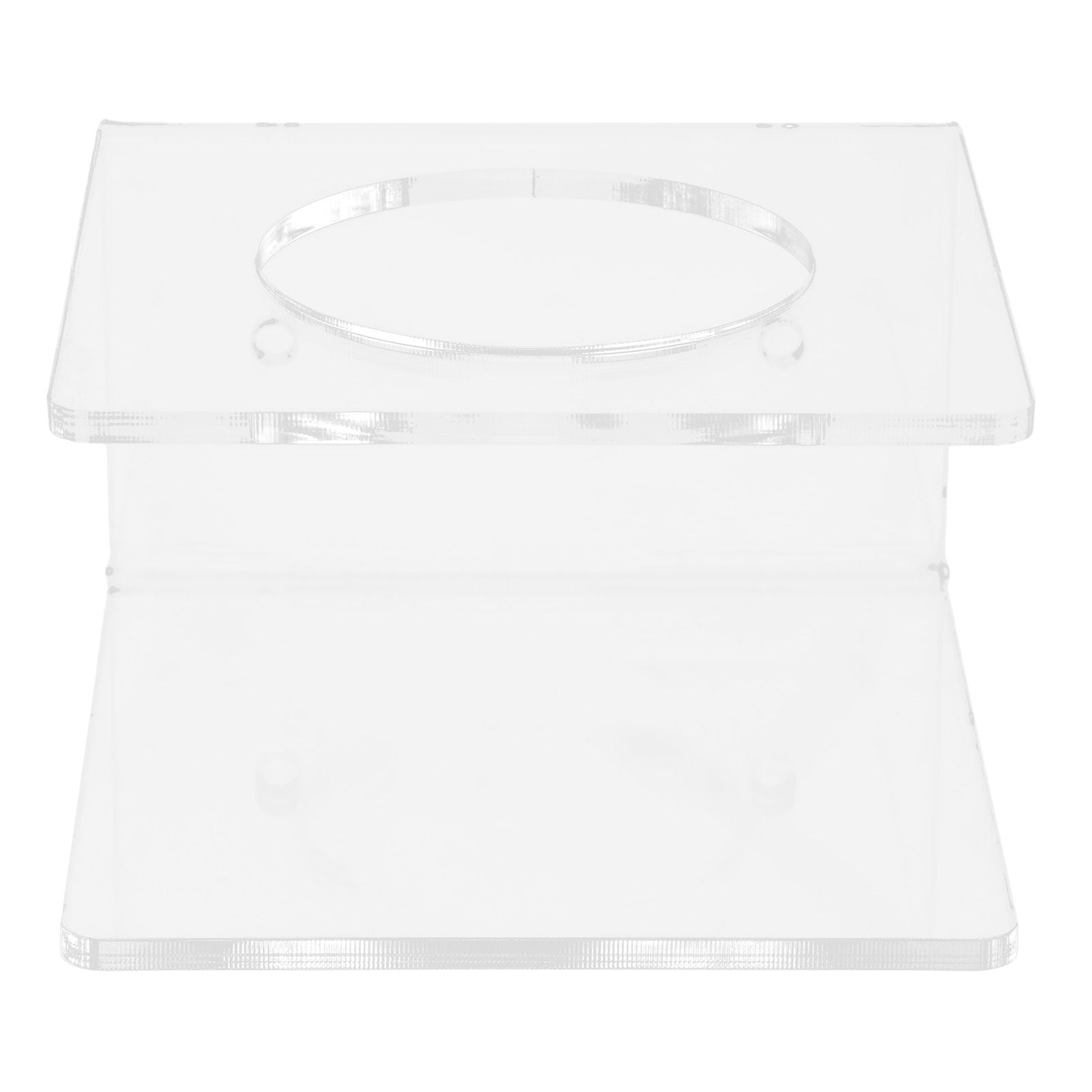 WallMounted Sword Rack Vertical Type Acrylic Display Stand Holder for Home Living Room Transparent