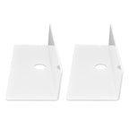 2Pcs Display Shelf Acrylic Perforation Free High Strength Wall Mount Shelf for Speaker Clock