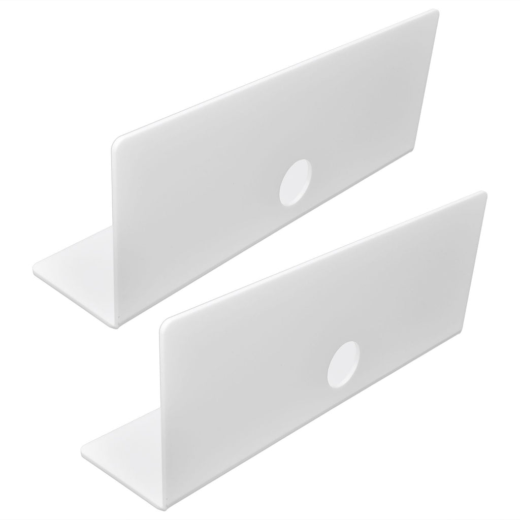 2Pcs Display Shelf Acrylic Perforation Free High Strength Wall Mount Shelf for Speaker Clock