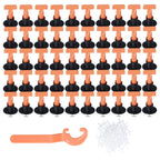 151PCS Tile Leveler Spacer Floor Tile Leveling System Reusable Wall Leveling System with Wrench