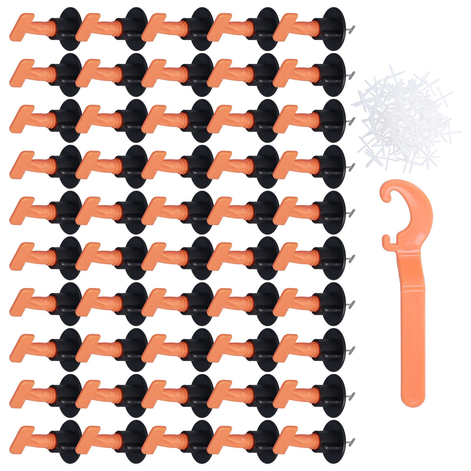 151PCS Tile Leveler Spacer Floor Tile Leveling System Reusable Wall Leveling System with Wrench