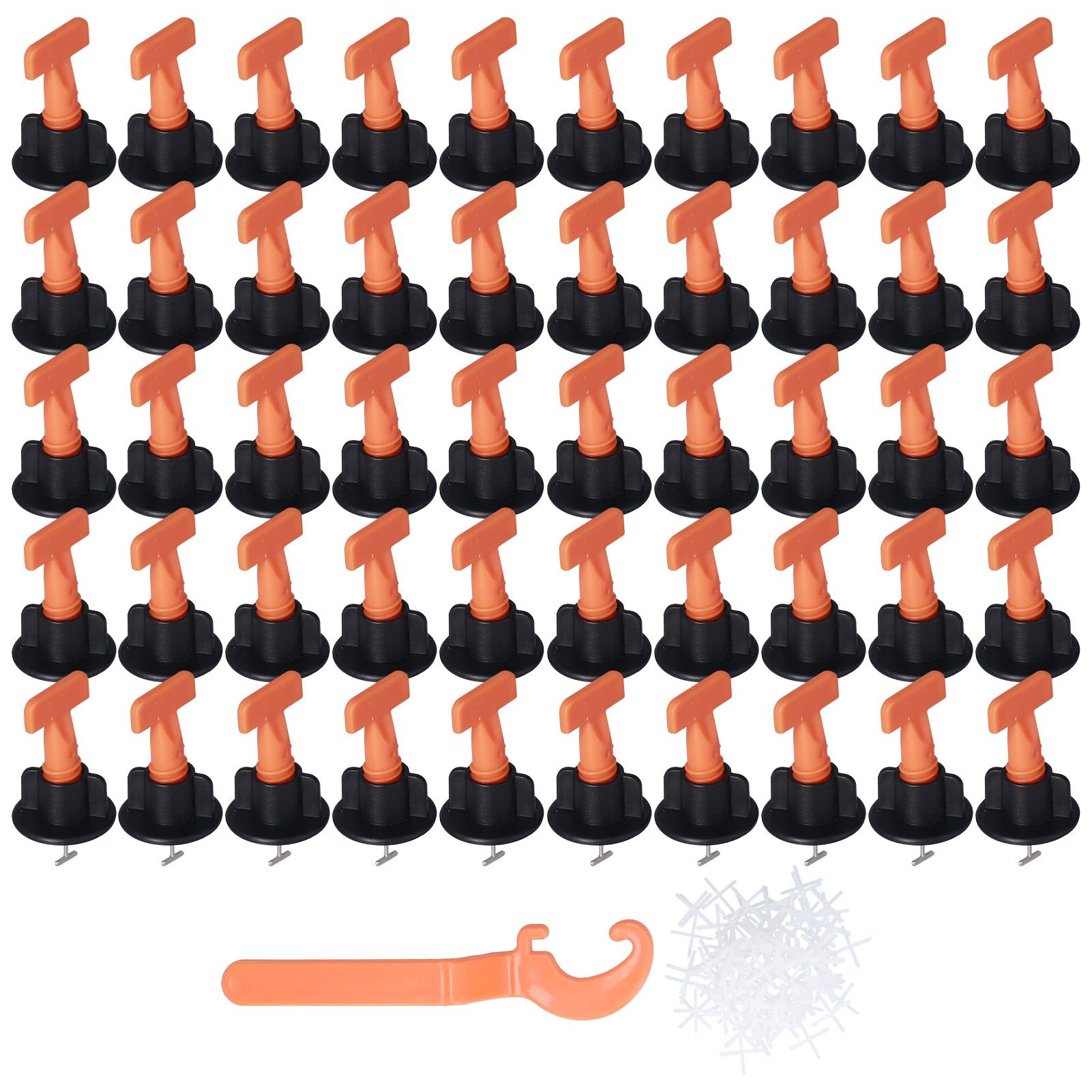 151PCS Tile Leveler Spacer Floor Tile Leveling System Reusable Wall Leveling System with Wrench
