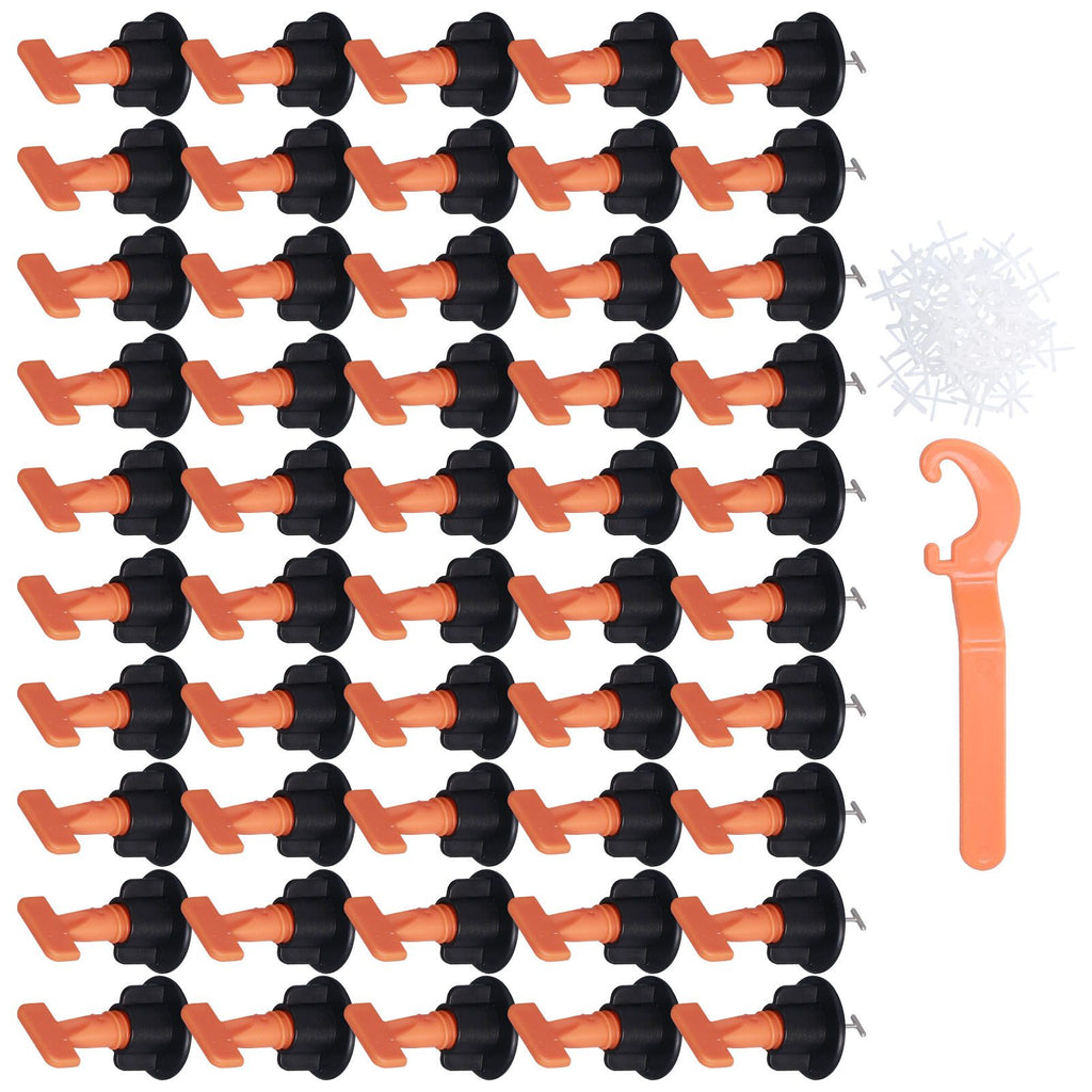 151PCS Tile Leveler Spacer Floor Tile Leveling System Reusable Wall Leveling System with Wrench