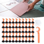 151PCS Tile Leveler Spacer Floor Tile Leveling System Reusable Wall Leveling System with Wrench