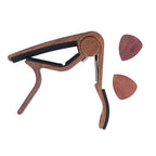 Guitar Capo Small Portable Noiseless Silicone Pad Spring Loaded Capo for Acoustic Guitar