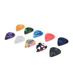 10Pcs Guitar Picks Boost Bass Portable Colorful Retro Cosmic Star Sky Pattern Guitar Pick for Bass Banjo Ukulele0.71mm Black Box