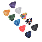 10Pcs Guitar Picks Boost Bass Portable Colorful Retro Cosmic Star Sky Pattern Guitar Pick for Bass Banjo Ukulele0.96mm Silver Box