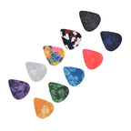 10Pcs Guitar Picks Boost Bass Portable Colorful Retro Cosmic Star Sky Pattern Guitar Pick for Bass Banjo Ukulele0.96mm Silver Box