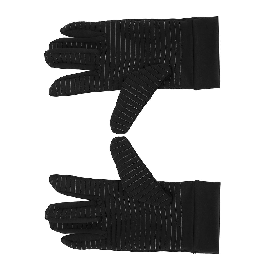 Arthritis Gloves Full Finger Copper Fiber Comfortable Soft Breathable Odorless Compression Gloves for Gaming CookingL