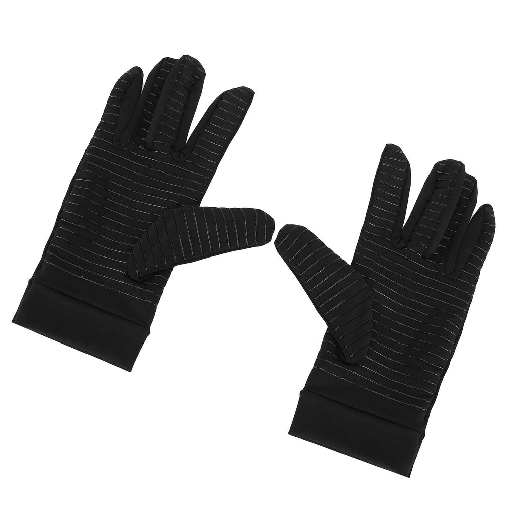 Arthritis Gloves Full Finger Copper Fiber Comfortable Soft Breathable Odorless Compression Gloves for Gaming CookingL