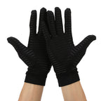 Arthritis Gloves Full Finger Copper Fiber Comfortable Soft Breathable Odorless Compression Gloves for Gaming CookingL