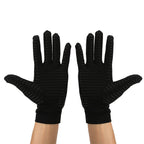 Arthritis Gloves Full Finger Copper Fiber Comfortable Soft Breathable Odorless Compression Gloves for Gaming CookingL