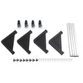 Adjustable Refrigerator Stand with 4 Locking Wheels Reduce Noise Furniture Dolly Mobile Roller for Dryer Washing Machine