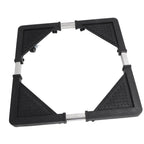 Adjustable Refrigerator Stand with 4 Locking Wheels Reduce Noise Furniture Dolly Mobile Roller for Dryer Washing Machine