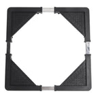 Adjustable Refrigerator Stand with 4 Locking Wheels Reduce Noise Furniture Dolly Mobile Roller for Dryer Washing Machine