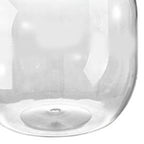 Toy Storage Stool Multipurpose Innovative Round Shape Transparent Storage Stool for Home Living Room Entryway Yellow