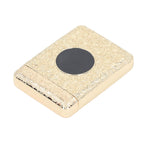 Retro Metal Cigarette Case Box 16 Capacity 3 Open Cigarette Case for Women Men Vintage Relief Pattern Gold