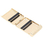 Retro Metal Cigarette Case Box 16 Capacity 3 Open Cigarette Case for Women Men Vintage Relief Pattern Gold