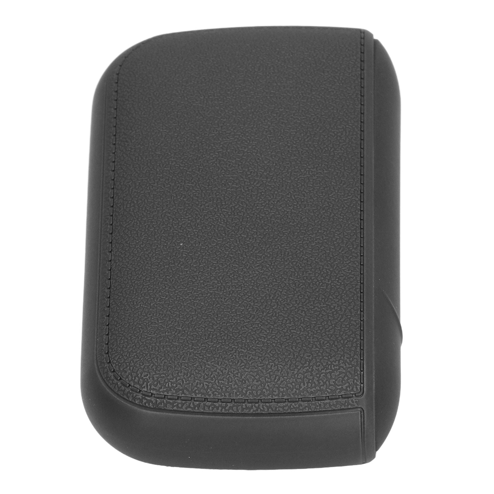 Cigarette Case 10 Capacity Carrying Box Leather Texture One Hand Operation ABS Portable Cigarette Pocket Holder for Men Black