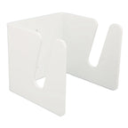 Skateboard Wall Mount Acrylic Display Storage Holder Hanger Home Decoration for Indoor White