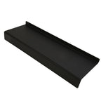 Acrylic Tilted Computer Keyboard Holder Low Front Lip Polished Finish Keyboard Riser Keyboard Holder for Office Black