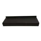 Acrylic Tilted Computer Keyboard Holder Low Front Lip Polished Finish Keyboard Riser Keyboard Holder for Office Black